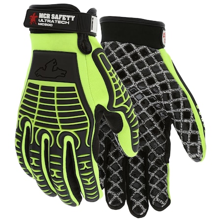 Mcr Safety Gloves, UltraTech Multi-Task CutPro Silicone, M MC500M